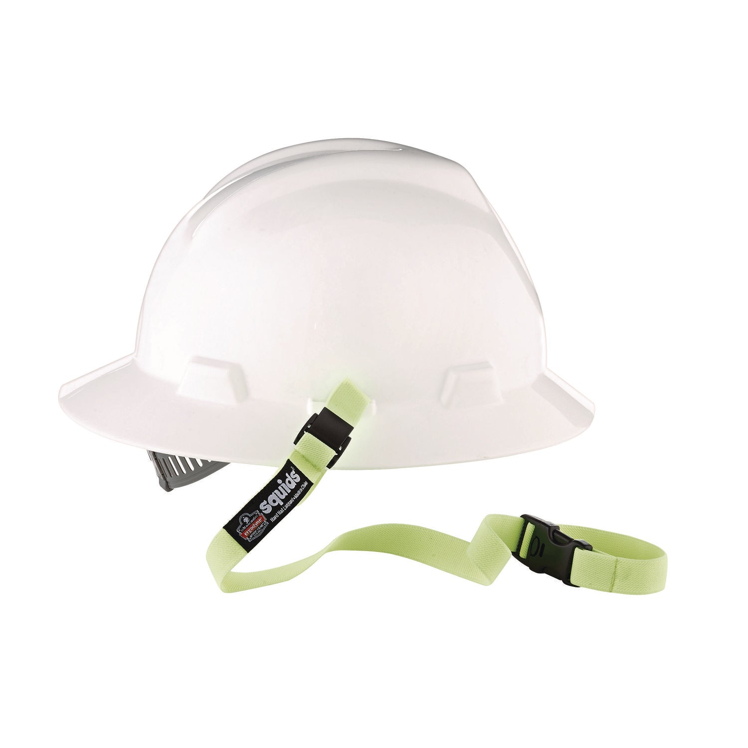 Squids 3150 Elastic Lanyard with Buckle, 2 lb Max Working Capacity, 18"-48" Long, Lime, 10/Pack, Ships in 1-3 Business Days