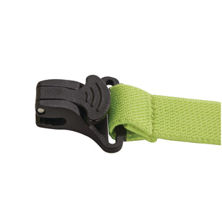 Squids 3155 Elastic Lanyard with Clamp, 2 lb Max Working Capacity, 18"-48" Long, Lime, 10/Pack, Ships in 1-3 Business Days - 3