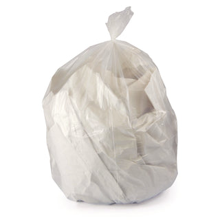 Low-Density Can Liners, 12-16 Gal, 0.70 Mil, 24 x 32, Clear, 500/Carton - 1