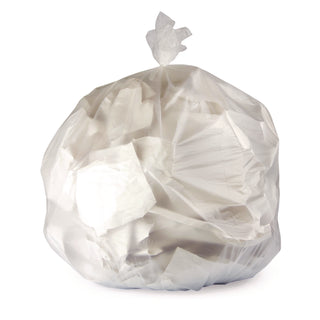 High-Density Coreless Can Liners,40-45Gal,11Mic,40x48,Natural,25Bags/Rl,10Rls/Ct - 1