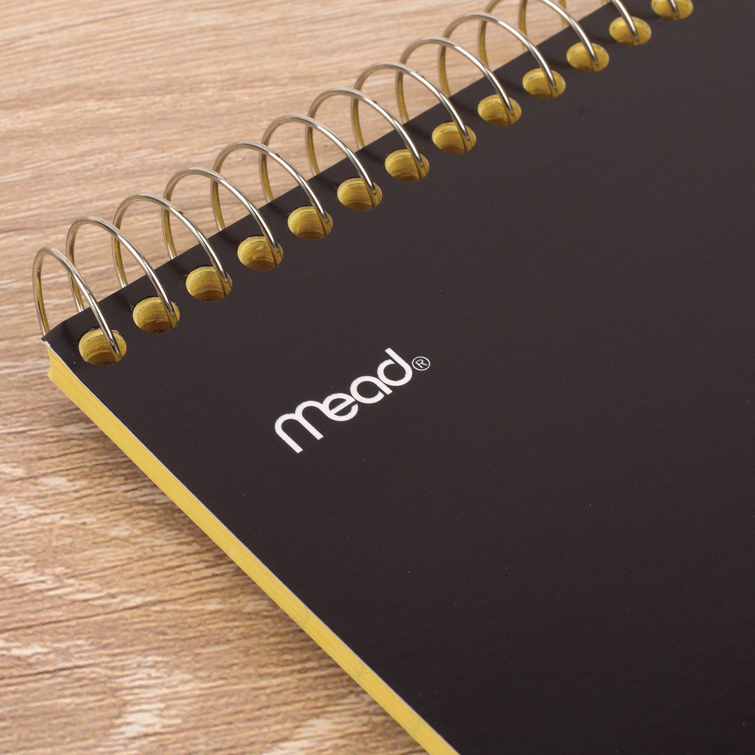 Stiff-Back Wire Bound Notepad, Wide/Legal Rule, Canary/Blue Cover, 70 Canary-Yellow 8.5 x 11.5 Sheets - 3