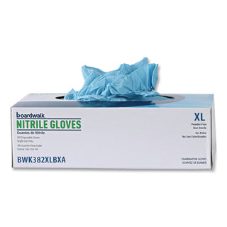 Disposable Examination Nitrile Gloves, X-Large, Blue, 5 mil, 1,000/Carton