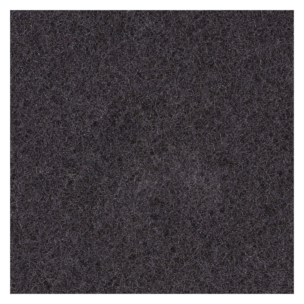 Stripping Floor Pads, 21" Diameter, Black, 5/Carton