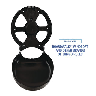 Single Jumbo Toilet Tissue Dispenser, 11 x 6.25 x 12.25, Black