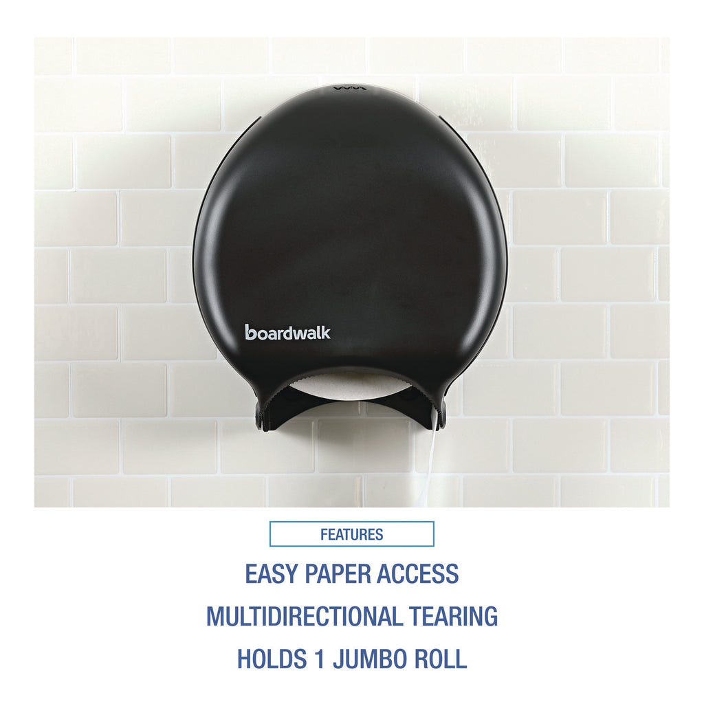 Single Jumbo Toilet Tissue Dispenser, 11 x 6.25 x 12.25, Black