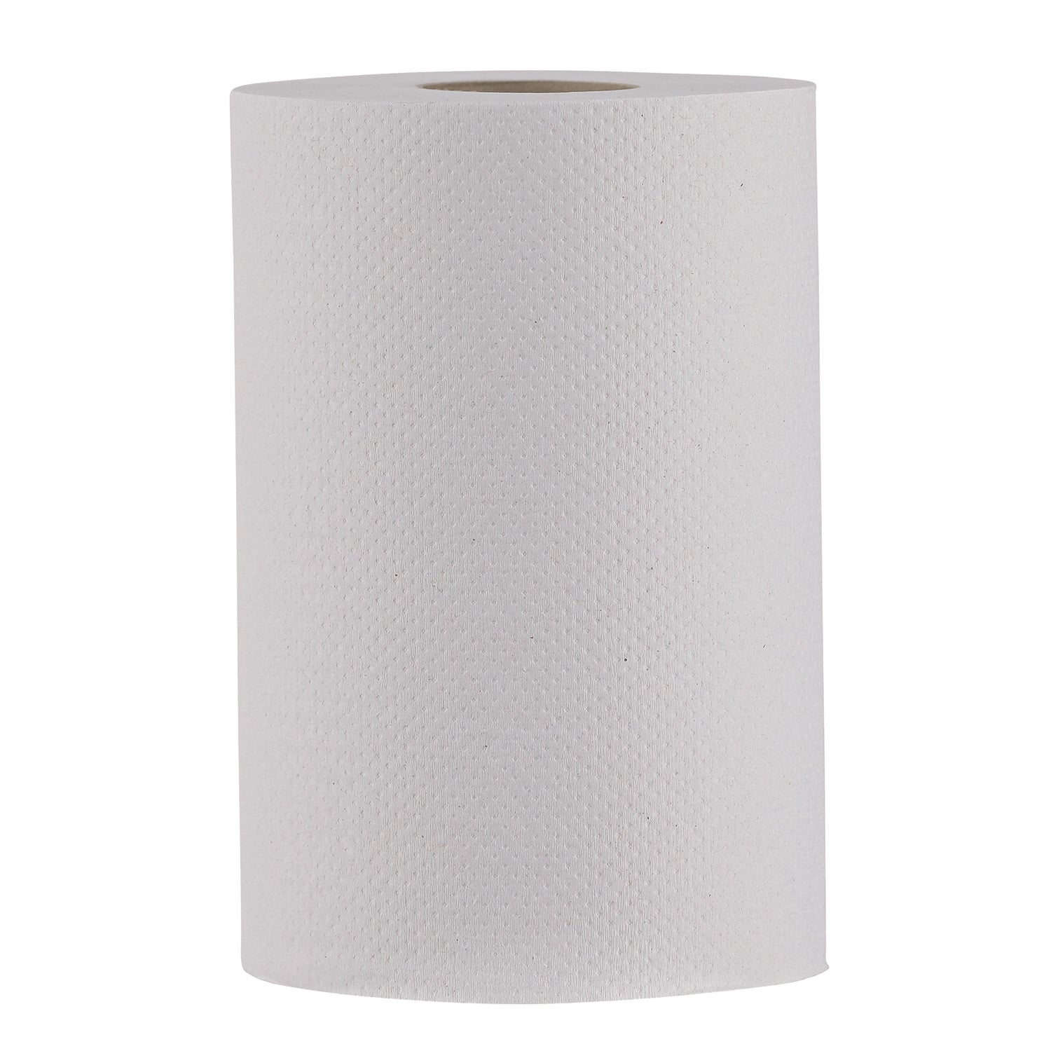 Hardwound Paper Towels, Nonperforated, 1-Ply, 8" x 350 ft, White, 12 Rolls/Carton - 1