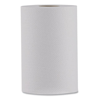 Hardwound Paper Towels, Nonperforated, 1-Ply, 8" x 350 ft, White, 12 Rolls/Carton