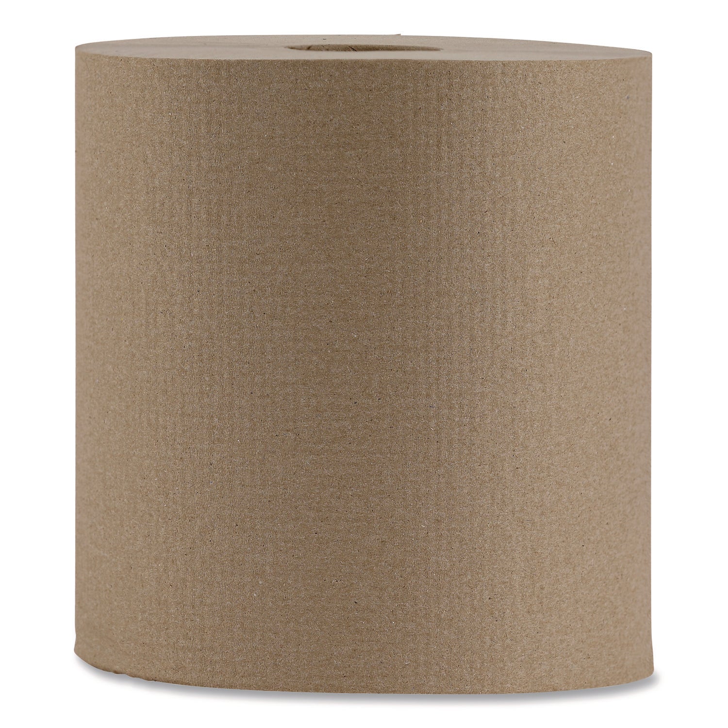 Hardwound Paper Towels, Nonperforated, 1-Ply, 8" x 800 ft, Natural, 6 Rolls/Carton - 1