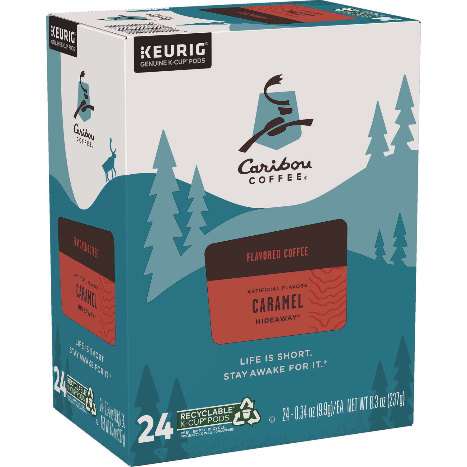 Caramel Hideaway K-Cups, Mild Roast, 24/Box - 1