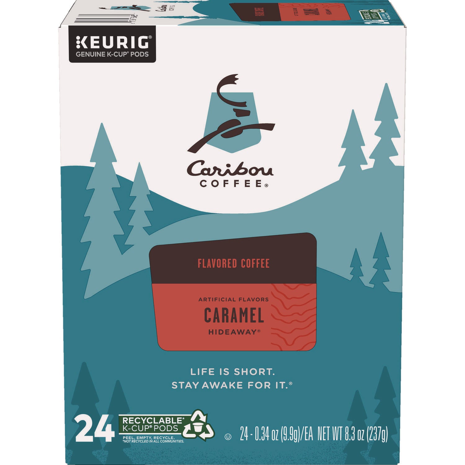 Caramel Hideaway K-Cups, Mild Roast, 24/Box - 2