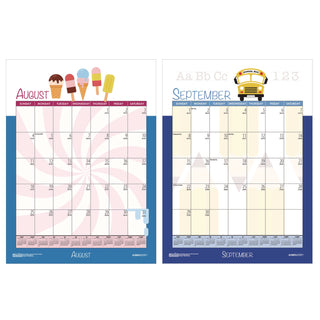 Recycled Seasonal Wall Calendar, Illustrated Seasons Artwork, 12 x 16.5, 12-Month (July to June): 2023 to 2024