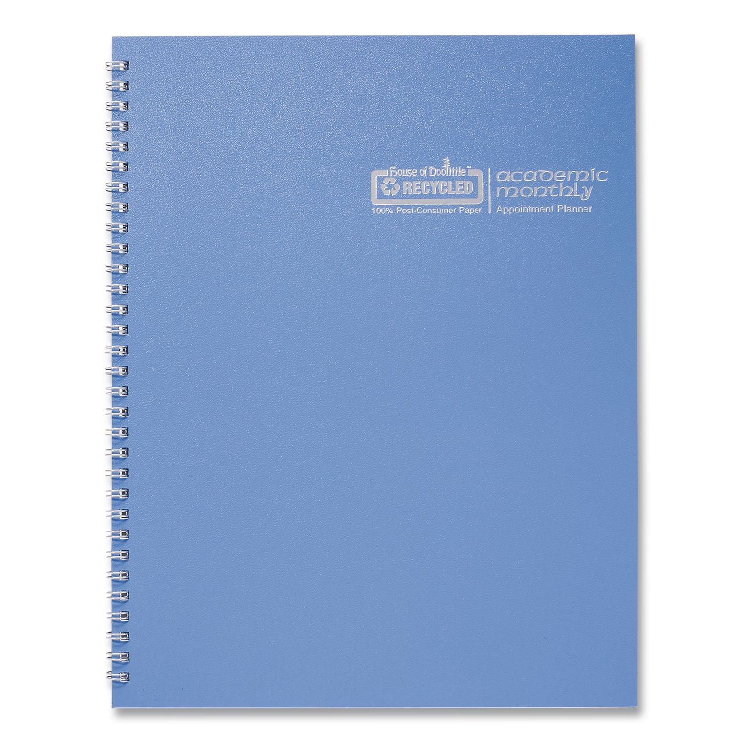 Seasonal Monthly Planner, Seasonal Artwork, 10 x 7, Light Blue Cover, 12-Month (July to June): 2022 to 2023