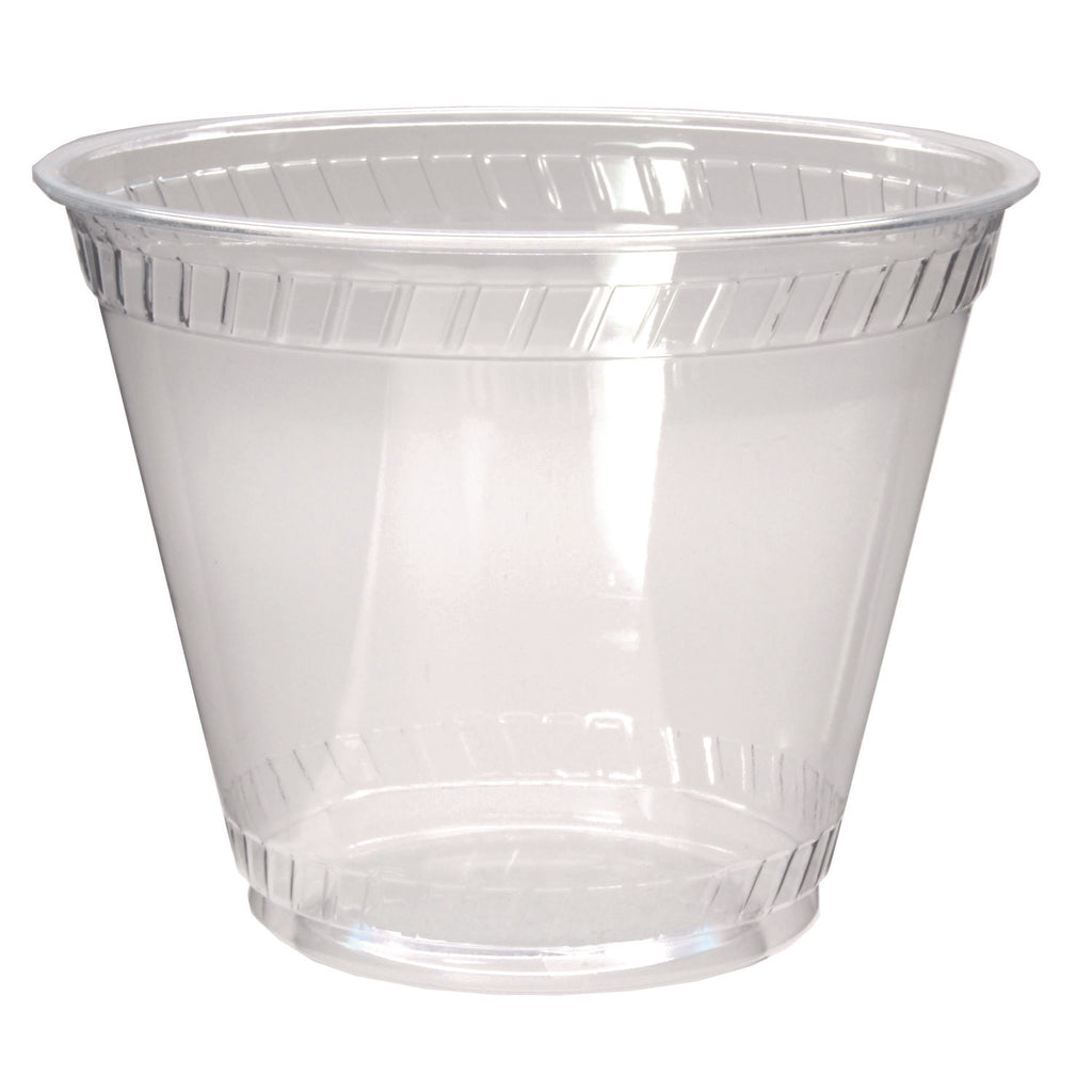 Kal-Clear PET Cold Drink Cups, 9 oz, Clear, Old Fashioned, 50/Sleeve, 20 Sleeves/Carton - 1