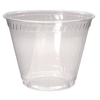 Kal-Clear PET Cold Drink Cups, 9 oz, Clear, Old Fashioned, 50/Sleeve, 20 Sleeves/Carton - 1
