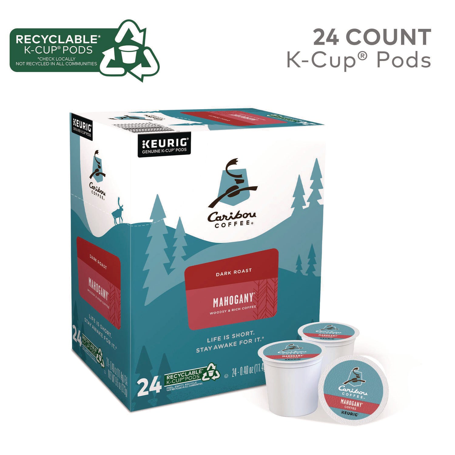 Mahogany Coffee K-Cups, 24/ Box - 6