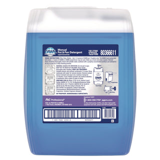 Professional Manual Pot and Pan Dish Detergent, Original Scent, 5 gal Bottle, 34/Pallet