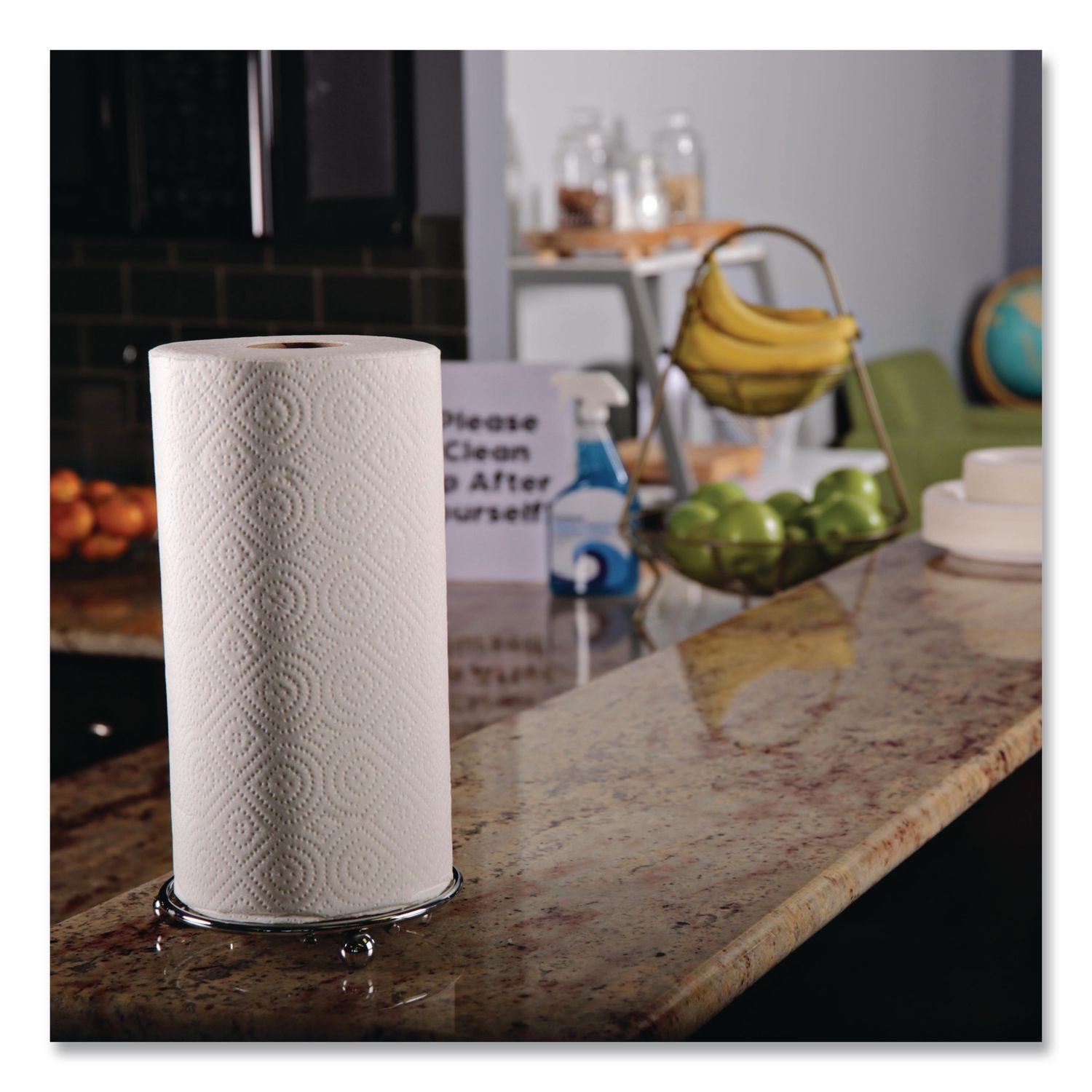 Kitchen Roll Towel, 2-Ply, 11 x 8.5, White, 250/Roll, 12 Rolls/Carton