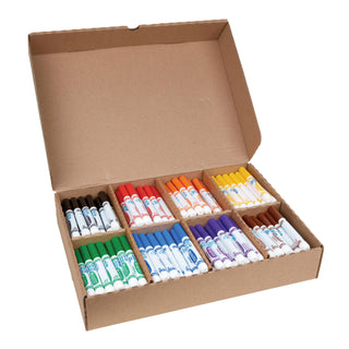 Ultra-Clean Washable Marker Classpack, Broad Bullet Tip, 8 Assorted Colors, 200/Box