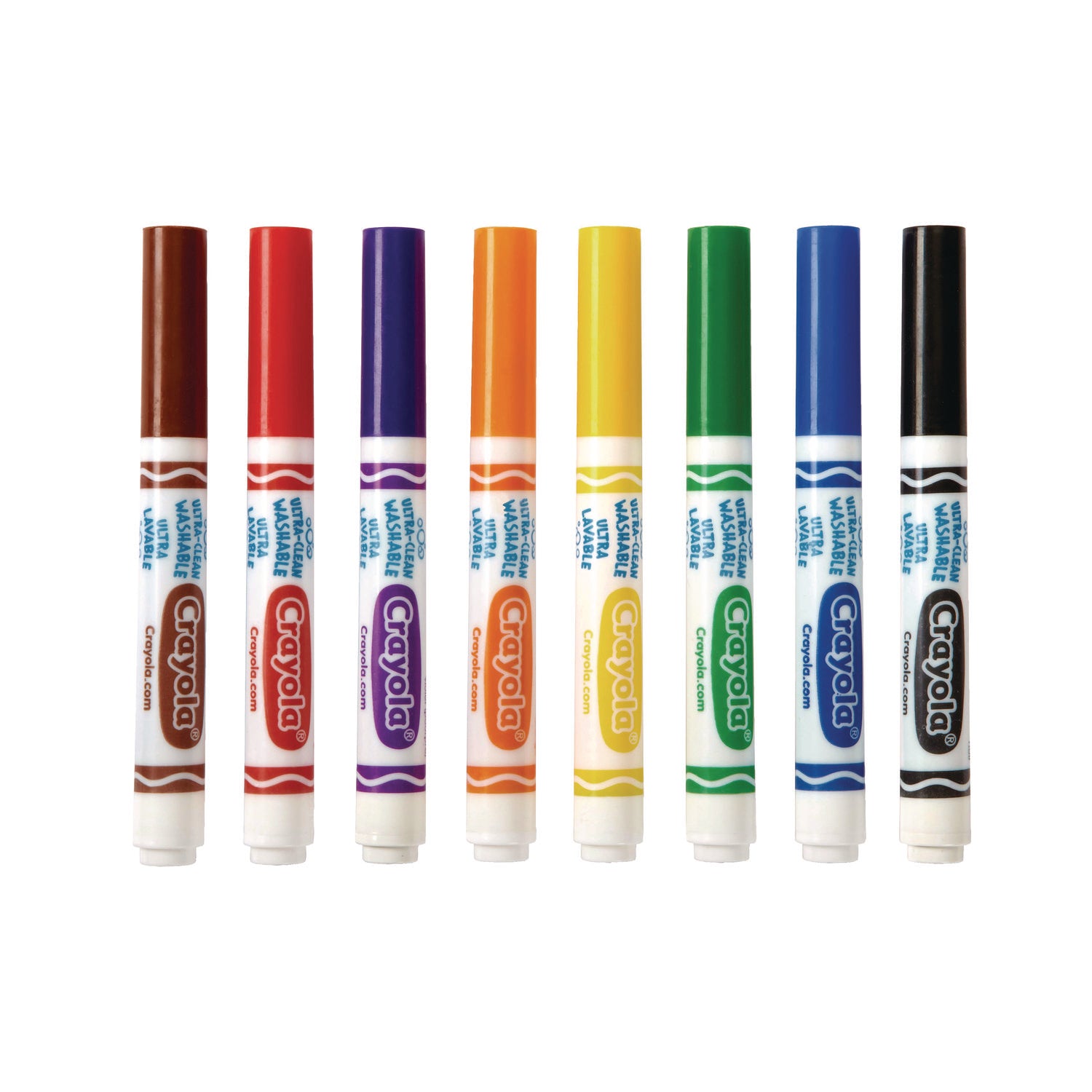 Ultra-Clean Washable Marker Classpack, Broad Bullet Tip, 8 Assorted Colors, 200/Box