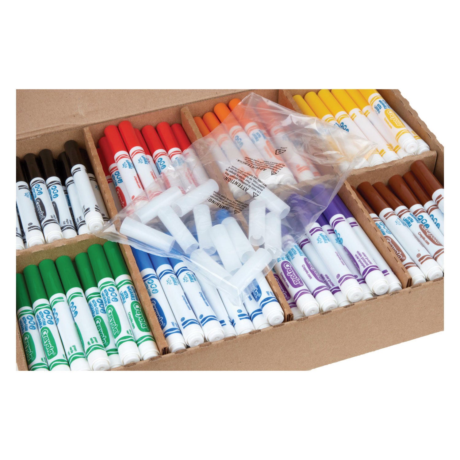 Ultra-Clean Washable Marker Classpack, Broad Bullet Tip, 8 Assorted Colors, 200/Box - 8