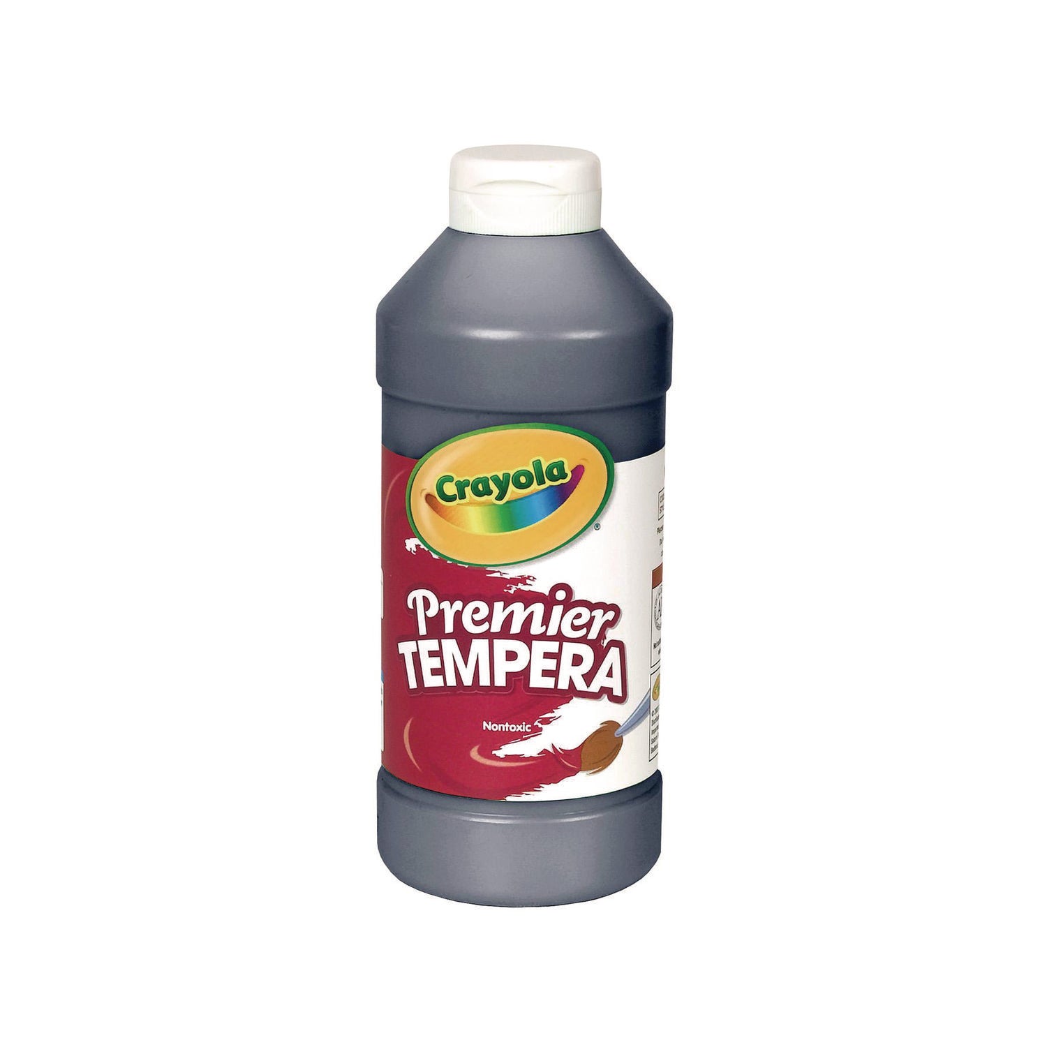 Premier Tempera Paint, Black, 16 oz Bottle - 1