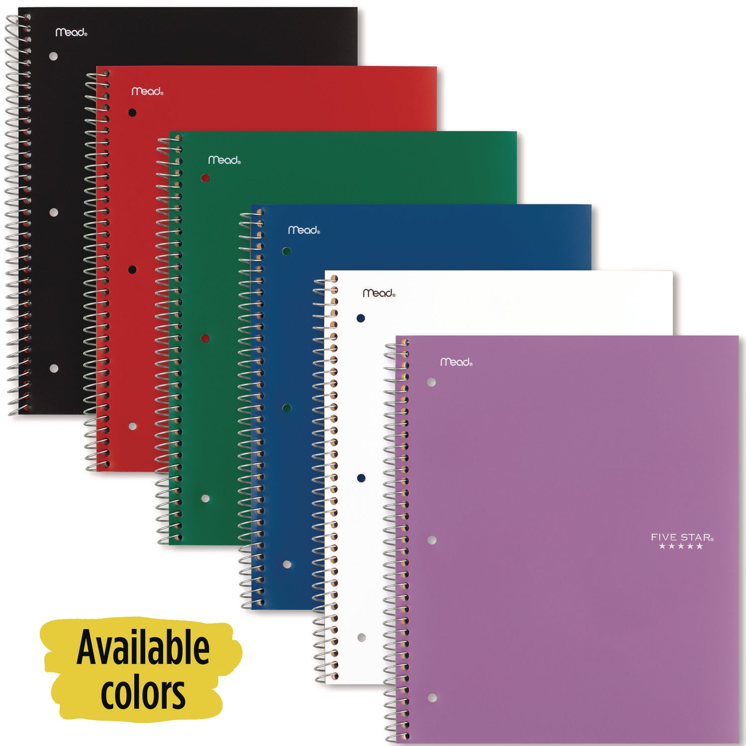 Five Star Wirebound Wide Rule 1-Subject Notebook - 100 Sheets - Wire Bound - Wide Ruled - 8" x 10 1/2" - NavyPlastic Cover - 1 Each - 1