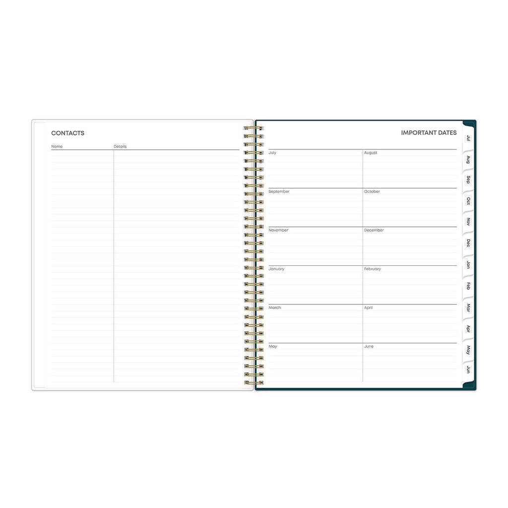 Greta Academic Year Weekly/Monthly Planner, Greta Floral Artwork, 11.5 x 8, Green Cover, 12-Month (July-June): 2022-2023 - 6