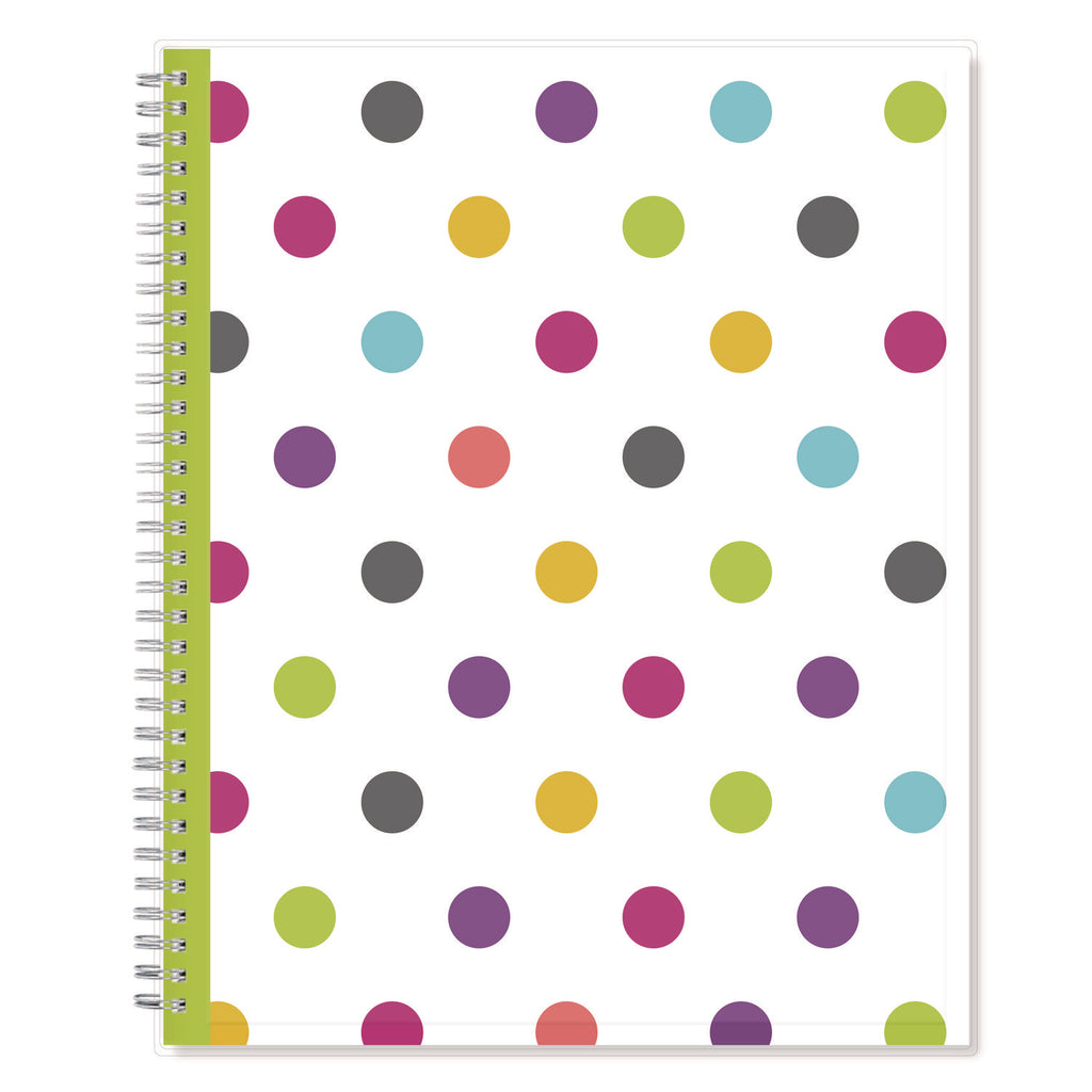 Teacher Dots Academic Year Create-Your-Own Cover Weekly/Monthly Planner, 11 x 8.5, 12-Month (July to June): 2023 to 2024