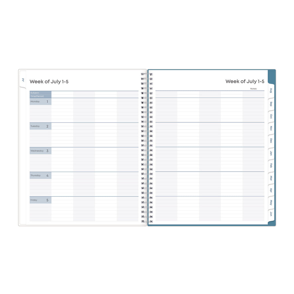 Teacher Dots Academic Year Create-Your-Own Cover Weekly/Monthly Planner, 11 x 8.5, 12-Month (July to June): 2023 to 2024