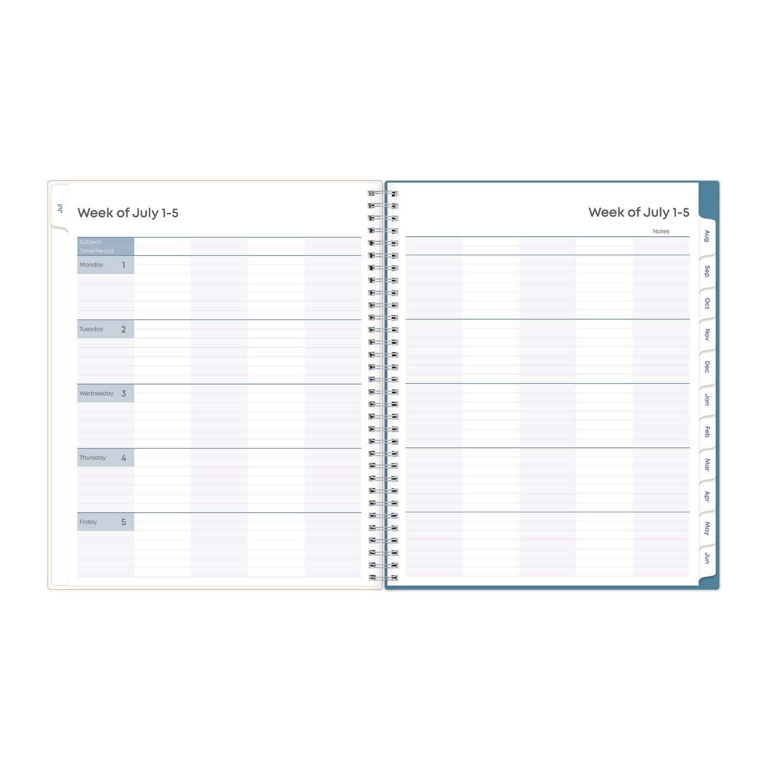Teacher Dots Academic Year Create-Your-Own Cover Weekly/Monthly Planner, 11 x 8.5, 12-Month (July to June): 2023 to 2024