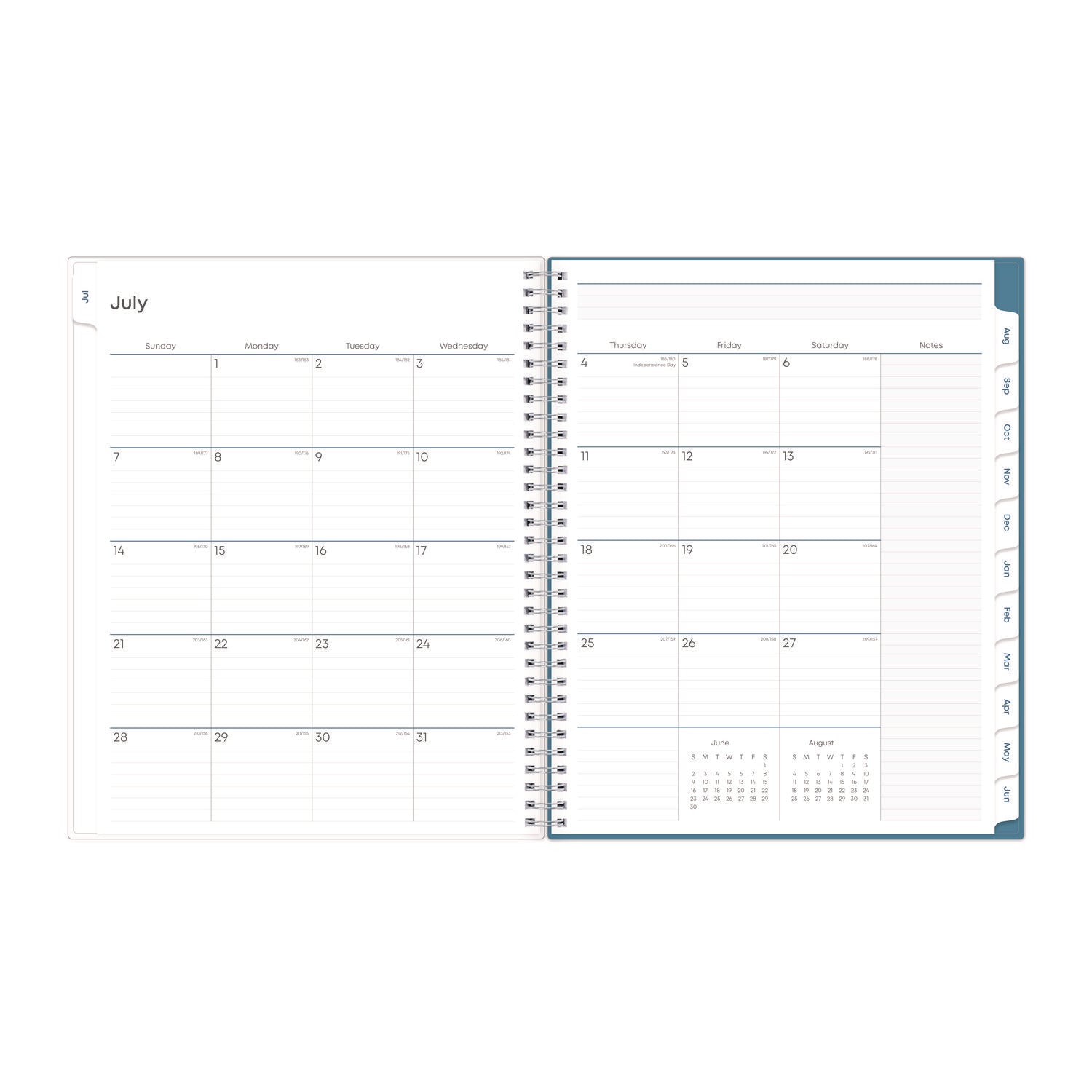 Teacher Dots Academic Year Create-Your-Own Cover Weekly/Monthly Planner, 11 x 8.5, 12-Month (July to June): 2023 to 2024