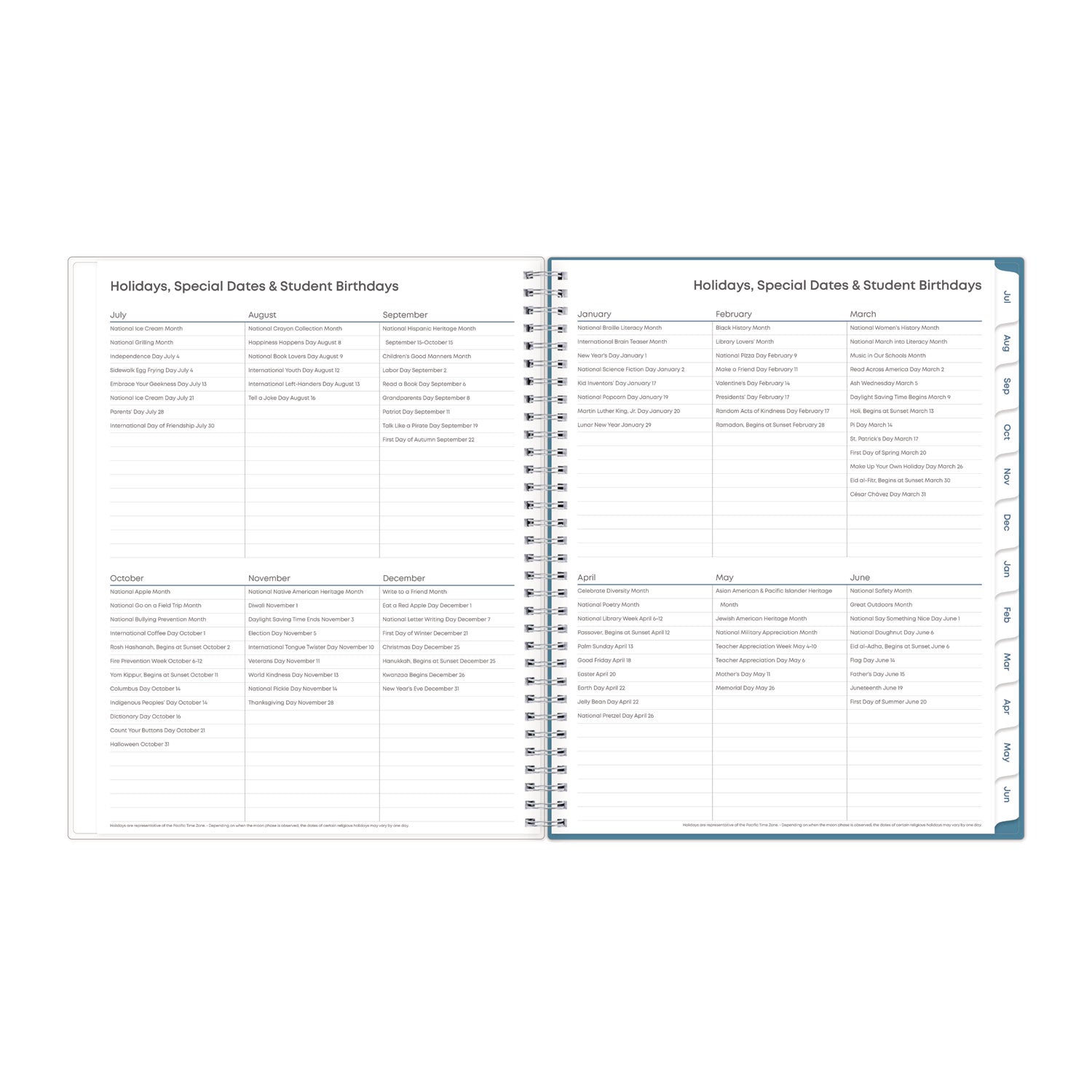 Teacher Dots Academic Year Create-Your-Own Cover Weekly/Monthly Planner, 11 x 8.5, 12-Month (July to June): 2023 to 2024
