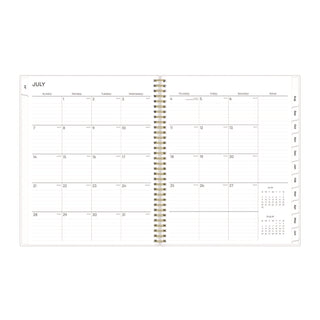Gemma Academic Year Weekly/Monthly Planner, Geode Artwork, 11 x 8.5, Blue/Purple Cover, 12-Month (July-June): 2023-2024
