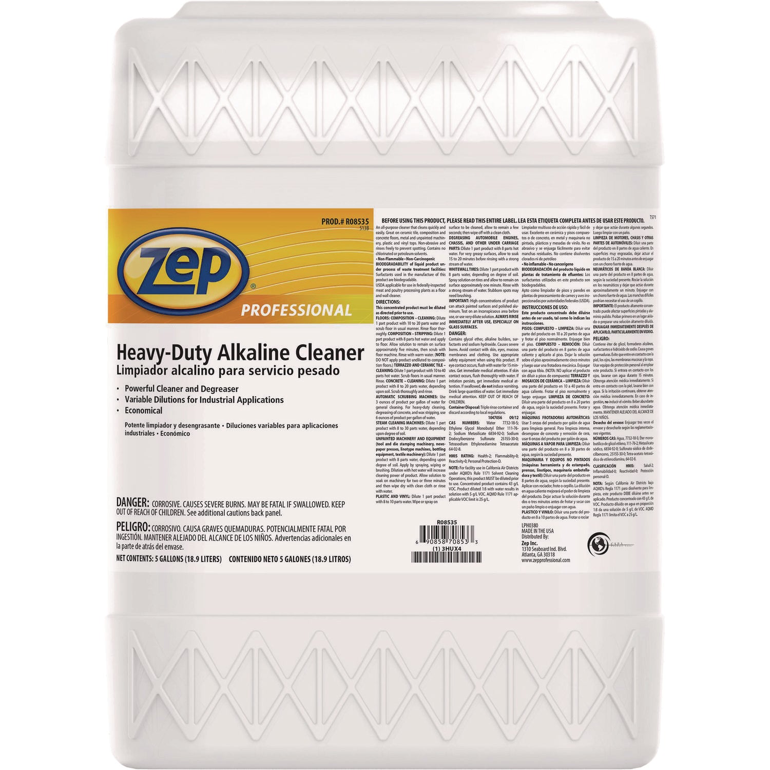Zep Professional Clnr Al L Purp Clnr/Degrsr Conc
