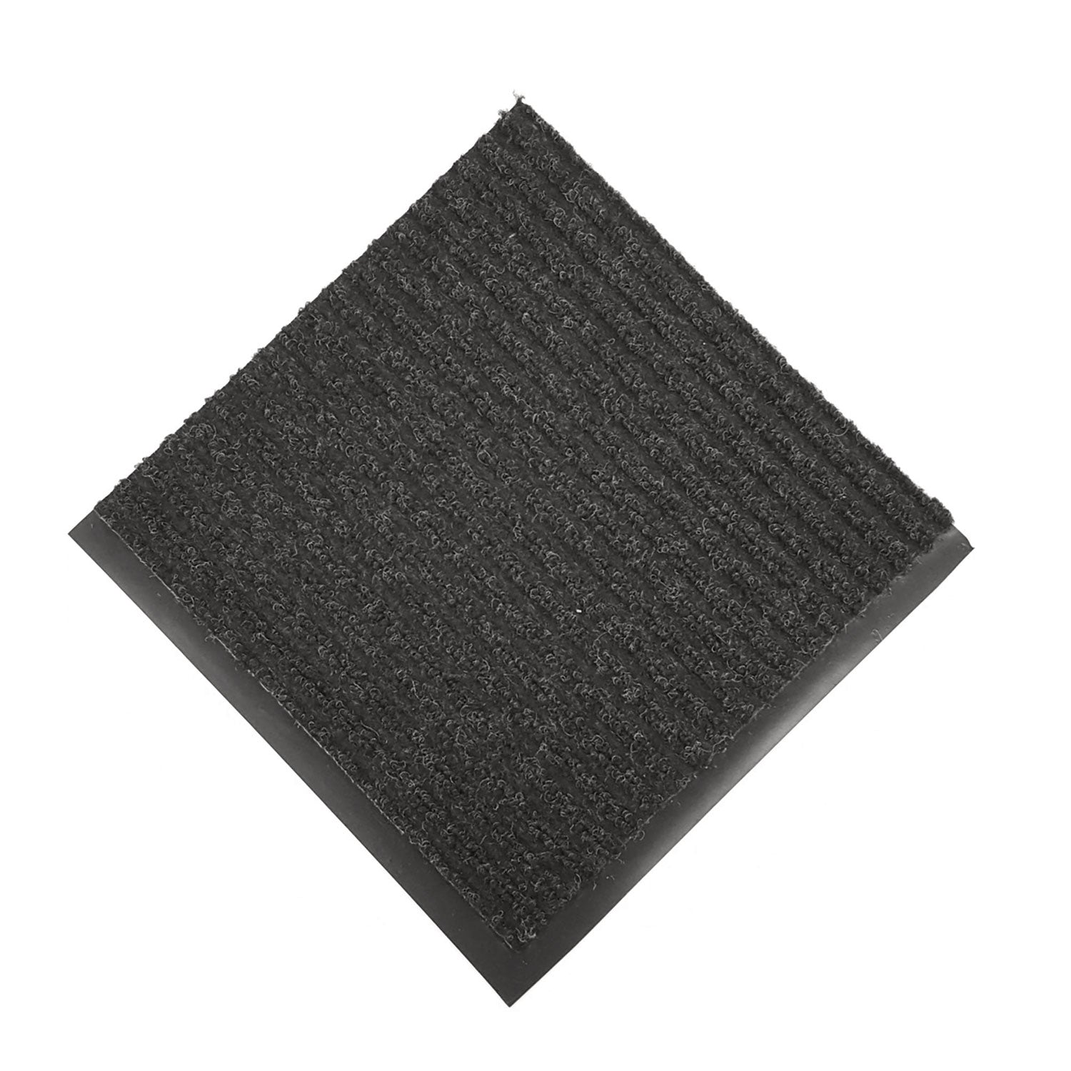 Needle-Rib Wiper/Scraper Mat, Polypropylene, 36 x 48, Charcoal - 3