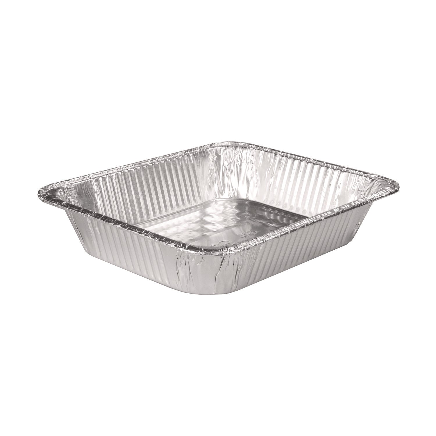 Aluminum Steam Table Pans, Half-Size Deep, 2.56" Deep, 10.38 x 12.75, 100/Carton - 2