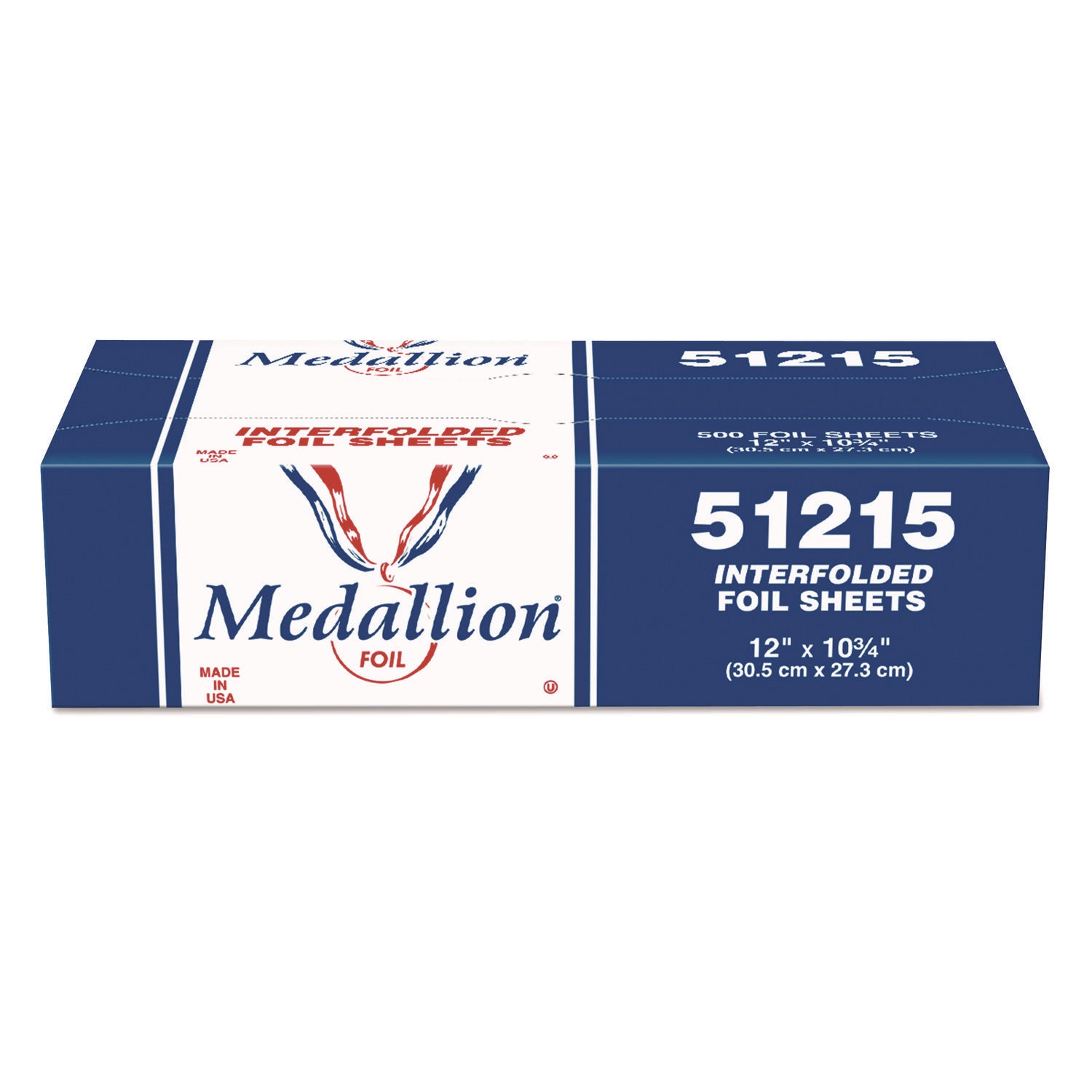 Medallion Interfolded Foil Sheets, 12 x 10.75, 500/Box, 6 Boxes/Carton - 2