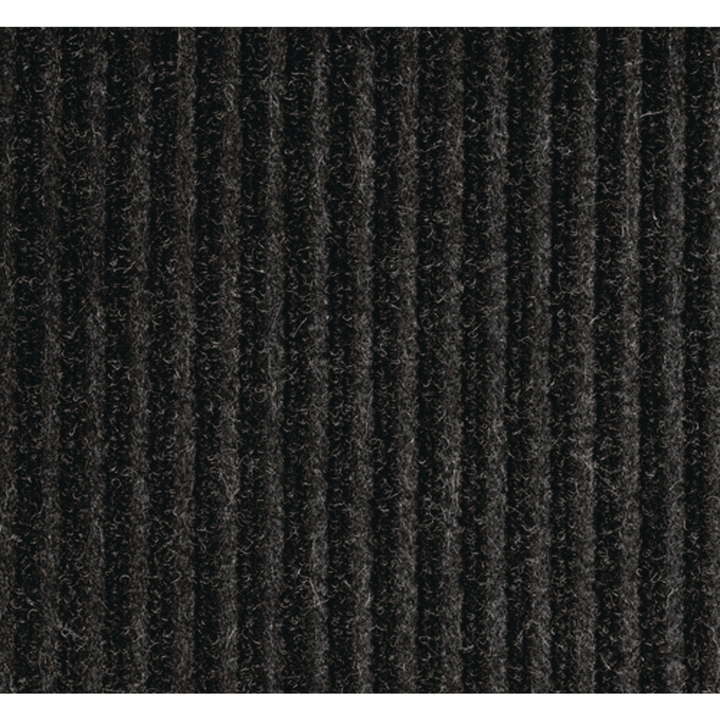 Needle Rib Wipe and Scrape Mat, Polypropylene, 36 x 60, Charcoal - 4