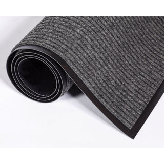 Needle Rib Wipe and Scrape Mat, Polypropylene, 36 x 120, Gray - 2