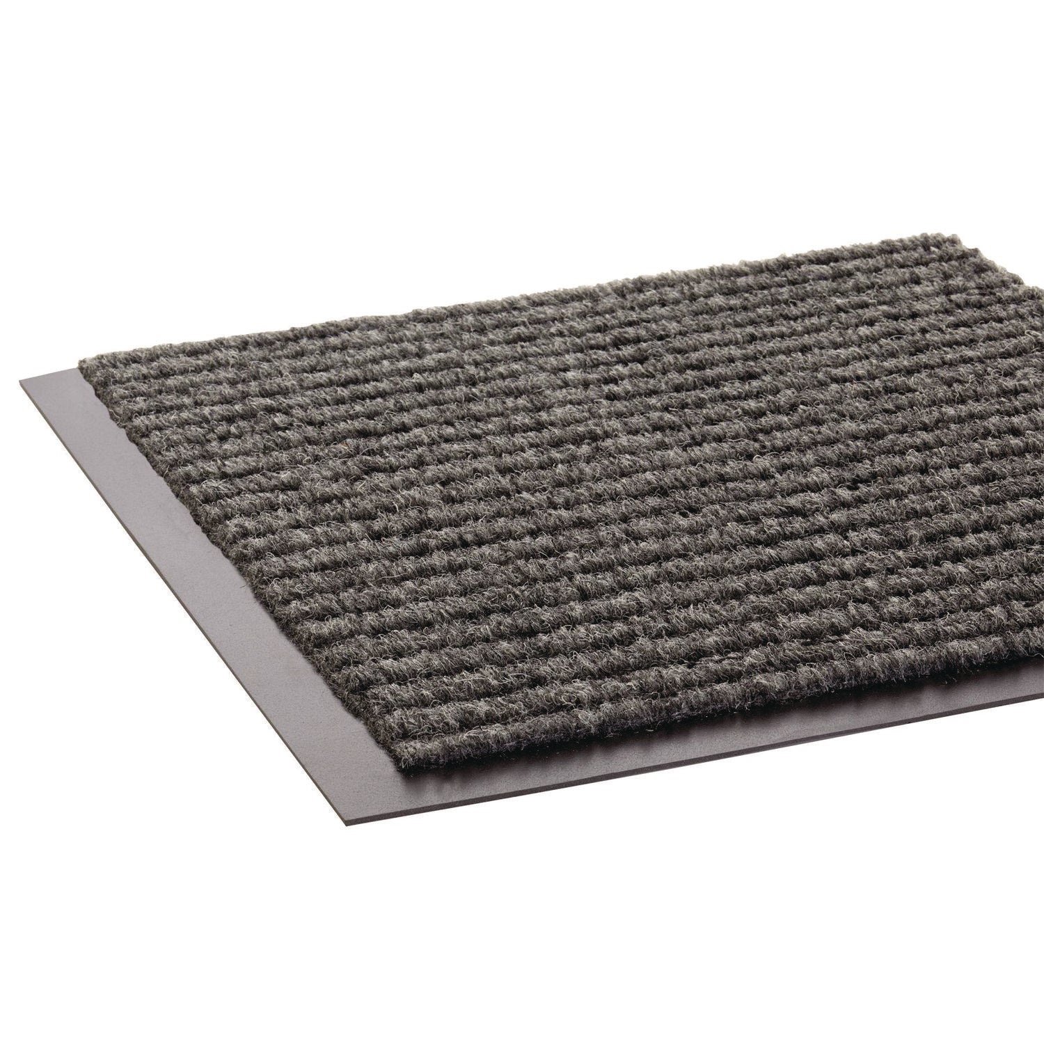 Needle Rib Wipe and Scrape Mat, Polypropylene, 36 x 120, Gray - 4