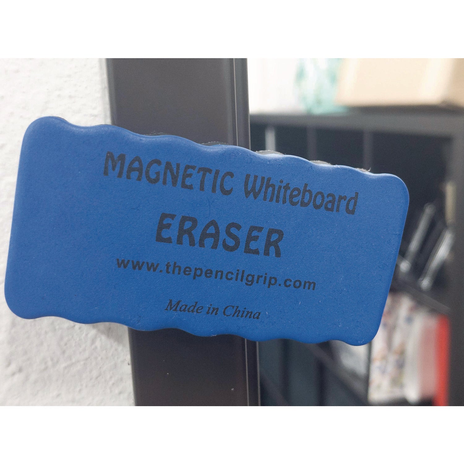 The Pencil Grip Magnetic Whiteboard Eraser Class Pack - 2" Width x 4" Length - Used as Ink Remover, Dirt Remover, Mark Remover - Magnetic, Comfortable Grip, Ergonomic Design - Blue, Black - 24 / Box - 3