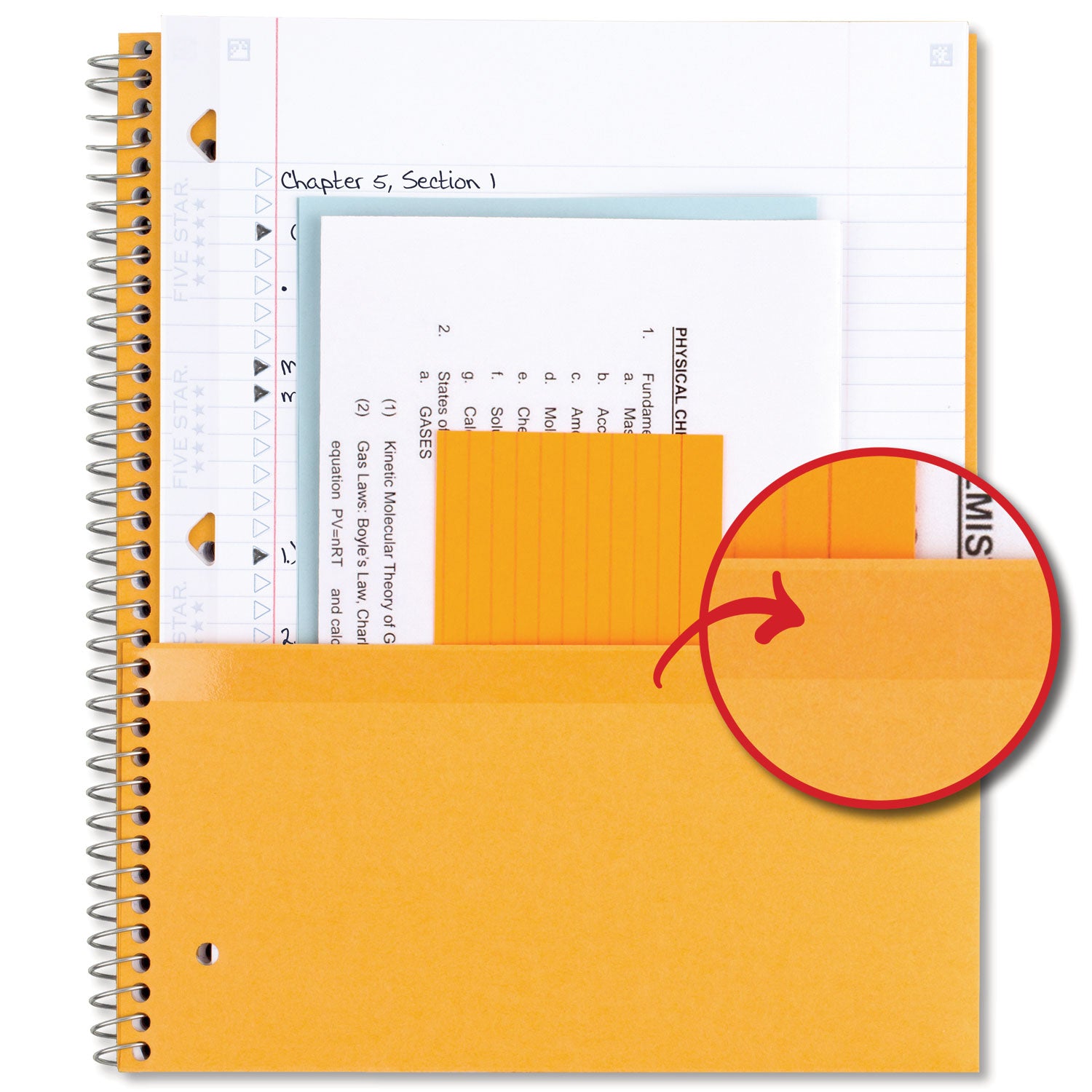 Mead Five Star Subject Spiral Notebook - 4