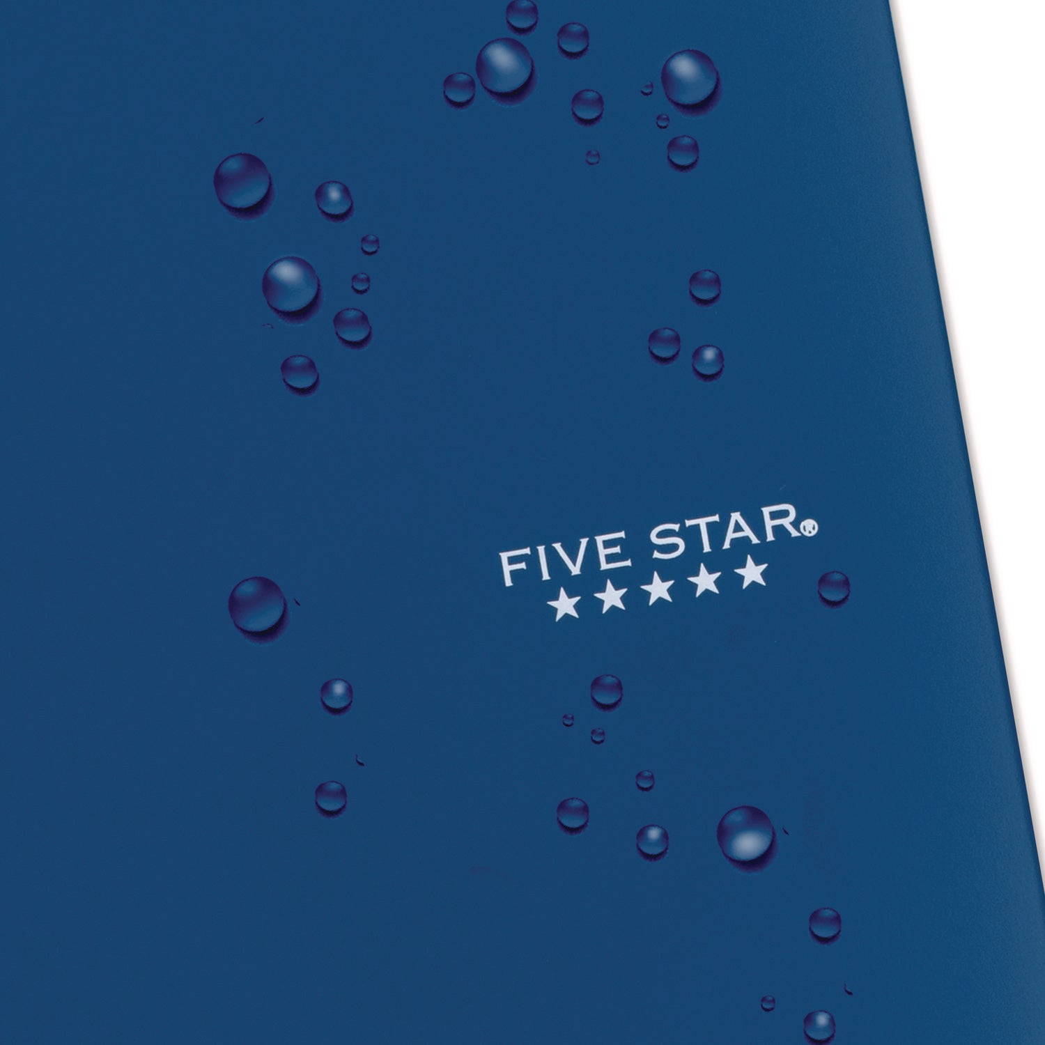 Five Star Wirebound Notebook - 1 Subject(s) - 100 Pages - Wire Bound - College Ruled - Letter - 8 1/2" x 11" - Blue Cover - Double Sided Sheet, Durable, Water Resistant, Wear Resistant, Tear Proof, Spill Resistant, Pocket, Opaque - 1 Each - 5