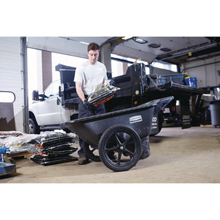 Big Wheel Agriculture Cart, 300-lb Cap, 32-3/4 x 58 x 28-1/4, Black