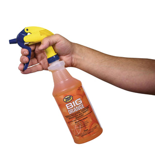 Zep Commercial Big Orange Citrus Industrial Cleaner - 32 fl oz (1 quart) - Orange Citrus Scent - 12 / Box - Deodorize, Organic, Caustic-free, Petroleum Free, Deodorant, Pleasant Scent, Butyl-free, Phosphate-free - Orange