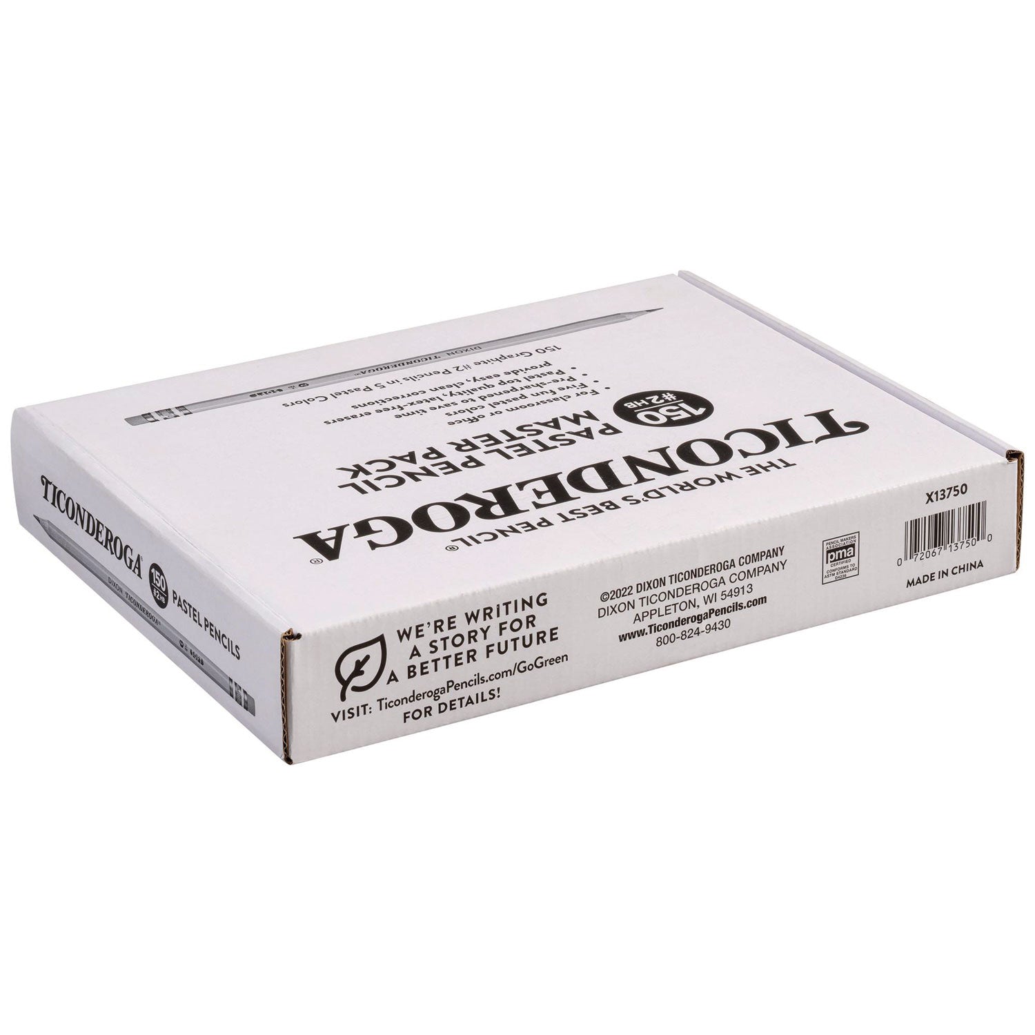 Dixon Wood Pencils - Graphite Lead - Assorted Wood Barrel - 150 / Box