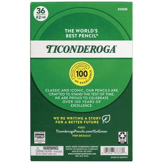 Ticonderoga My First Wood Pencil - #2 Lead - Yellow Cedar Barrel - 36 / Pack