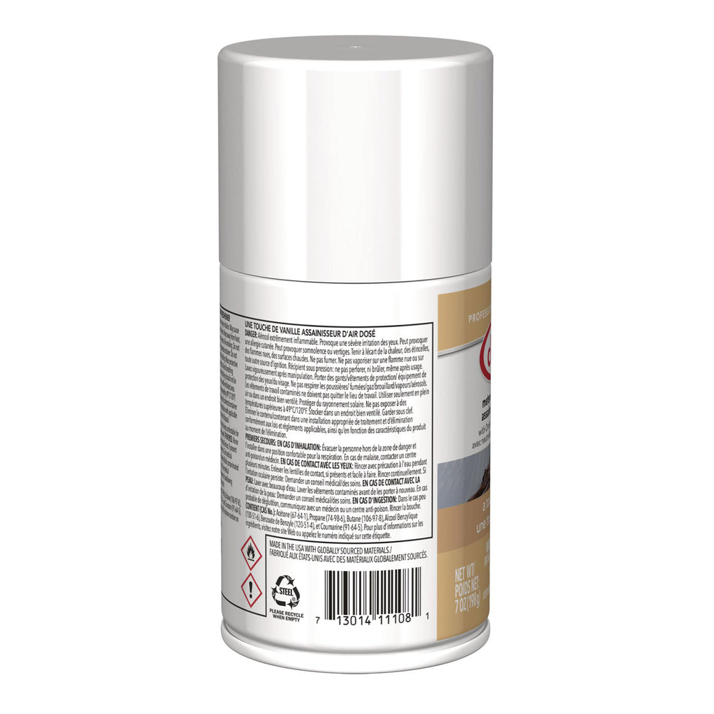 Claire Vanilla Metered Aerosol - Aerosol - 330 Sq. ft. - 10 fl oz (0.3 quart) - Vanilla - 30 Day - 12 / Pack