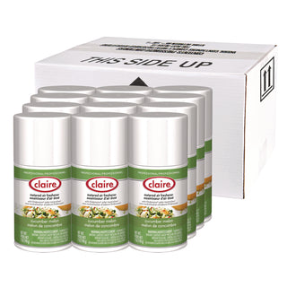 Claire Metered Air Freshener with Ordenone - Aerosol - 6000 ft - 7 fl oz (0.2 quart) - Cucumber Melon - 30 Day - 1 Each - Odor Neutralizer