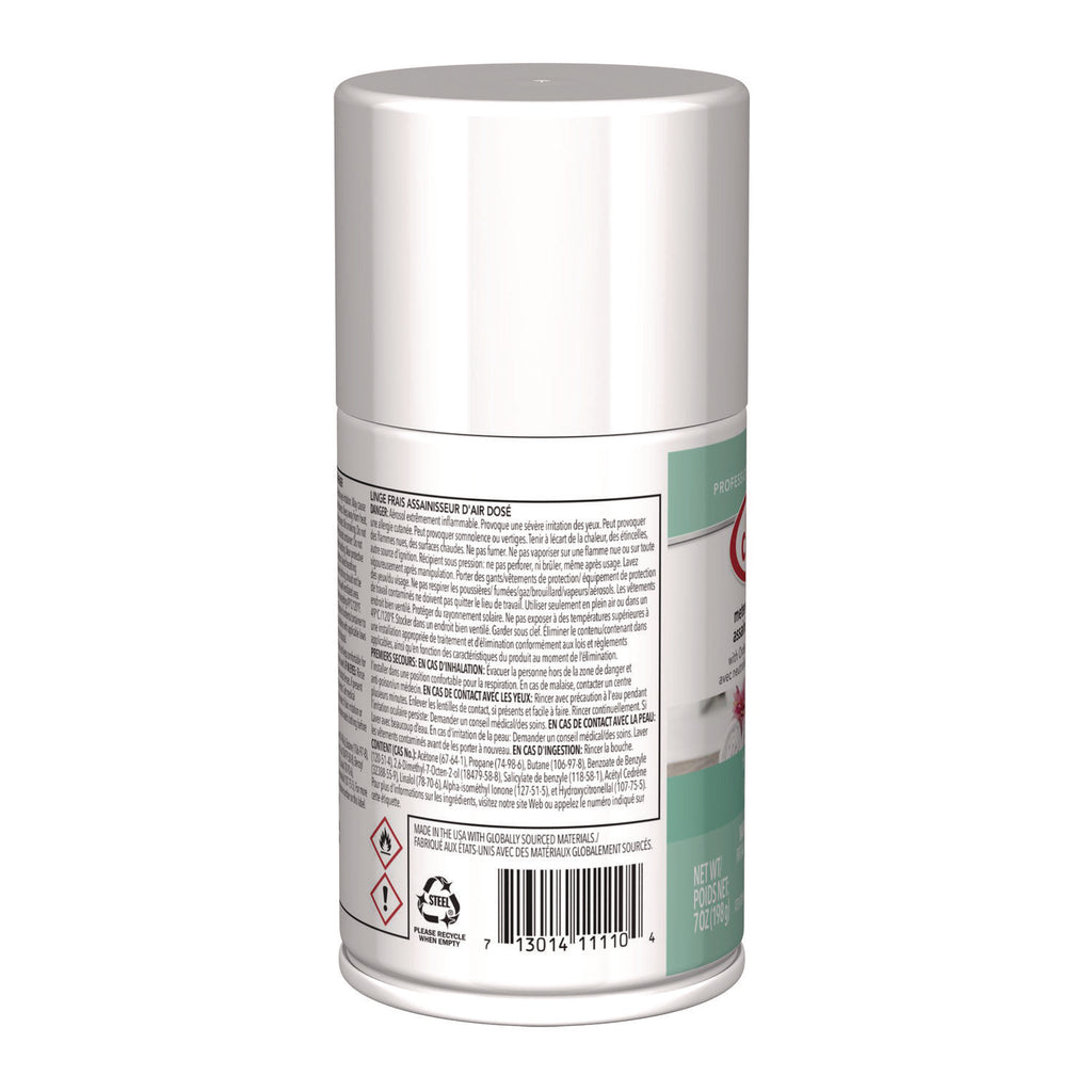Claire Fresh Linen Metered Aerosol - Aerosol - 330 Sq. ft. - 10 fl oz (0.3 quart) - Fresh Linen - 30 Day - 12 / Pack